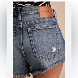 Lucky Brand Women's Frayed Hem Jean Shorts
